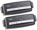 General Office CD Schredder: 2er-Set Aktenvernichter-Aufsätze für runde & eckige Papierkörbe (Aktenvernichter Schredder, CD, Papierschneider)