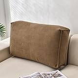 GKWW Couchkissen, großes Sofa-Rückenkissen, dekoratives Wurfkissen mit abnehmbarem Kissenbezug, Lesekissen, Lendenwirbelstützkissen, Sofa, Taillenkissen für Sofa, Bett, Erkerfenster