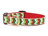 Up Country Hundehalsband, Chevron-Stil, Größe S (22,9–38,1 cm), Breite 2,5 cm