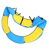 ifundom Trampolinmatte Stangen Mit Schaumstoff Gepolsterte Runde Trampolinauflage Trampolin-federunterlage Springbett Feder Abdeckung Trampolin-pad Trampolinfeder Außen Perlenbaumwolle