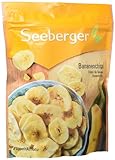 Seeberger Bananenchips: Frische Bananenscheiben in feinem Kokosöl zu knusprigen Chips gebacken - aufregend bananig - gesüßt - ohne Aroma, vegan (1 x 150 g)