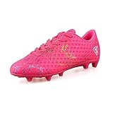 Vizari Zodiac JR FG Fussballschuhe Kinder - Stollenschuhe Outdoor Fußballschuhe für Jungen & Mädchen - Rosa, Größe 34