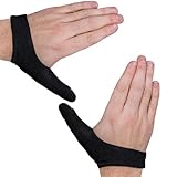 Hayaww Bowling Handschuhe Bowling Daumenhandschuh Bowling Schutz Handschuh Bowlinghandschuhe Thumb Saver Finger Sleeve Grip Protector Glove Daumenstabilisator Thumb Sock Für Rechte Linke