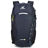 SKYSPER LANTC 25 Wanderrucksack 25L Leicht Rucksack Rucksack mit Rückenbelüftung & Trinksystem Trekkingrucksack aus atmungsaktivem 3D Air Mesh Polyester Camping Outdoor Wandern Rucksack