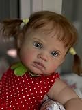 iCradle Reborn Babies 60-24 Zoll verwurzeltes Haar, weiches Boby Vinyl, realistische Neugeborenen-Puppen, echte handgefertigte Puppen, Baby, ab drei Jahren