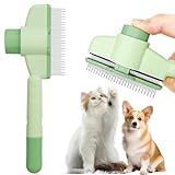 Redreo Fellblitz Bürste für katze, Katzenbürste für Fellbürste & Haustierpflege, Katzenkamm mit abgerundeten Metall Zinken zur sanften Pflege