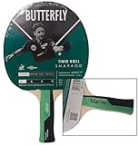 Timo Boll Smaragd Tischtennis Schläger von Butterfly Tischtennisschläger mit individueller Geschenk Gravur