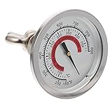 Toddmomy Bbq Thermometer für Grill und Ofen Bimetallisches Temperaturmessgerät Wasserfest Einfach Abzulesen Geeignet für Bbq und Küche Perfektes Zubehör für Zuhause
