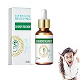 Tinnitus-Ohrentropfen,Ohrenpflege-Flüssigkeit,Tinnitus-Ohrtropfen,Ohrpflegeöl,Spendet Feuchtigkeit und Schützt Ihre Ohren,20ML