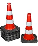 6er-Pack Premium Qualitäts Pylonen 500mm - langlebige 2,5kg...