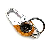 AUsagg Robuster Metall-Schlüsselanhänger, Haken, Outdoor-Karabiner, Schnalle, Werkzeug, C6B1 Schlüsselanhänger, Ring, Doppelklettern