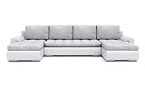 Sofini Ecksofa Tokio III mit Schlaffunktion! Best Schlafsofa. Eckcouch mit Bettkasten. Couch Wohnzimmer Polstermöbel. Möbel mit Schlaffunktion (LAWA 09 + Soft 17)