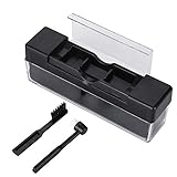 Schallplattenpinsel, Soft Brush Antistatik Schallplattenbürste Schallplatten-Reinigungsset für Schallplatten Reinigungsbürste Staubentferner Carbon-Faserbürste für Langspielplatten