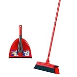 Vileda DuActiva Besen Set, 3-TLG Stiel, 2in1 Kehrset, Kein...