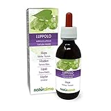 Hopfen (Humulus lupulus) Strobili (weibliche Blüten) Alkoholfreier Urtinktur Naturalma | Flüssig-Extrakt Tropfen 120 ml | Nahrungsergänzungsmittel | Veganer