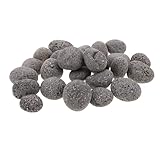 Supvox Saunasteine 1 kg Beutel Naturstein für Dampf und Trockensauna Innen und Außeneinsatz Kleine Heizsteine für Saunaofen und Feuerstelle