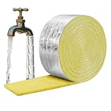 Rohrisolierfolie – Glaswolle-Isolierrolle, Aluminiumfolie, Glaswolle-Blatt | Hochdichte Glasfaser-Akustik-Wärmeschicht, schalldichte, energieeffiziente Rolle für Gebäudewandkanäle