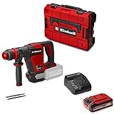 Einhell Professional Akku-Abbruchhammer TP-DH 18/4 Li BL Power X-Change (18 V, Brushless, 4,0 J, SDS-Plus, inkl. Spitz- und Flachmeißel + Koffer, inkl. 4,0 Ah PLUS Akku & Ladegerät)