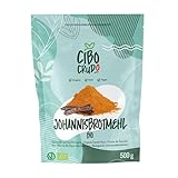 Carobpulver Bio - 500g. Natürliche Süße Ballaststoff und Mineralien Reich. Carobpulver Aus Johannisbrot Baum. Johanneskernbrotmehl.