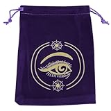 Mtucegi Aufbewahrungstasche für Brettspielkarten mit Kordelzug, Tarot-Orakel-Karten-Aufbewahrungstasche, Runen-Beutel, Wahrsagungen, Zubehör, Aufbewahrungstasche