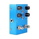 Gitarreneffektpedal, Distortion-Gitarrenpedal, Gitarrenpedal, Multifunktionales Klangvolumen, Antrieb, Tonverzerrungspedal, Gitarreneffektpedal, Notenständer (BLUE)