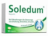 Soledum Kapseln | 50 Stück | Erkältungskapseln mit Cineol bei Entzündungen der Atemwege wie Bronchitis