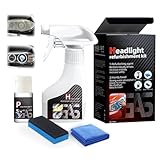 180 Ml Scheinwerfer Aufbereitungs Set, Auto Scheinwerfer Politur Spray, Scheinwerfer Reparatur Spra, Autoscheinwerfer Reparaturflüssigkeit, für Reinigt Poliert Vermattete Vergilbte (2)