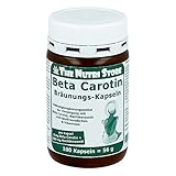 Beta-Carotin Kapseln 8 mg Bräunungskapseln 100 Stk. - Zur Versorgung mit hautfreundlichen Vitaminen und mit dem Effekt der milden Hautbräunung