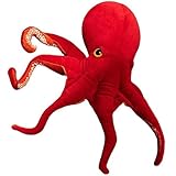 Uixxducc Kuscheltier Oktopus Plüschtier Plüsch Stofftier Krake,Weich Bequem Plüsch Kissen Neugeborenes Baby Lustiges Plüsch Puppe Spielzeug Geschenk für Kinder
