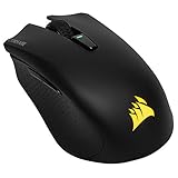 CORSAIR HARPOON WIRELESS RGB Lightweight FPS/MOBA Gaming Mouse - 10.000 DPI - 6 Programmierbare Tasten - Low-Latency Bluetooth - iCUE-Kompatibel - PC, Mac, PS5, PS4, Xbox - Schwarz