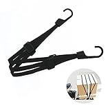 Gepäckträger Spanngurt,2 Stück Fahrrad Spanngurt Motorrad gepäck Spanngurte mit Haken,Motorradhelm Elastisches Seil Verstellbar Spanngummi Koffergurt Gepäckspanner Fahrradgurt