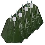 UNUS Baumbewässerungssack 55/75 Liter Fassungsvermögen Wassersack - Langzeit Bewässerung für Ihre Bäume - Tröpfchensystem aus strapazierfähigem PVC Material (4X 55 Liter)