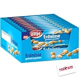 Ültje Erdnüsse gesalzen & geröstet | VEGAN | 20 x 50g | einzeln verpackt, PROTEINQUELLE, ideal als Snack, Display für unterwegs, Riegel Format, knusprig und lecker + Zama4Zingo Karte