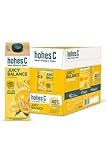 hohes C Juicy Balance Orange (6 x 1l), weniger Zucker, Orangen-Saft, Vitamin C, ohne Süßungsmittel, praktische Kartonverpackung, 100% recyclebar, vegan