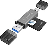 SABRENT SD, Micro SD Kartenleser, USB typ C 3.2 gen 1...