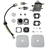 Honseadek Vergaser für Mantis Pinne, 2- Kultivator Ersatzteil C1U-K54A Kompatibel mit 7222 7225 7230 7234 Gartenfräse Motor Reparatursatz
