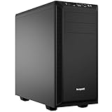 be quiet! Pure Base 600 Black PC-Gehäuse, 2X Pure Wings 2 Lüfter, Radiatoren bis 360mm, 3-stufige Lüftersteuerung, BG021