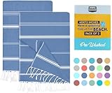 Utopia Towels 2er-Pack Hamamtuch Strandtuch Groß 100x180 cm...