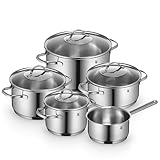 WMF Provence Plus Topfset Induktion 5-teilig, Kochtopf Set...