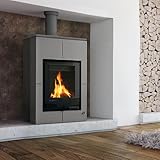 Aquaflam HSF34-083 Vario Saporo Basic Wasserführender Kaminofen Grey 11/5 kW/A