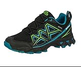 Brütting Herren Power Trekking-& Wanderhalbschuhe, Schwarz Petrol Grün, 45 EU