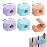 Magnetic Cable Clips, Charging Cable Magnetic Cable Organizer Storage Holder, Kabelhalter Kabelclips Kabel Management Kabelklemmen Selbstklebend Kabel Organizer für Schreibtisch, Nachttisch (6PCS)