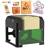 Graviermaschine, Mini-Graviermaschine, tragbares kompaktes Desktop-Lasergraviermaschinen-Kit für den Heimgebrauch, keine Installation erforderlich, geeignet für Holz/Kunststoff/Lebensmittel