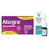 Allegra Allergietabletten (20 Stk) & Rhinospray plus Nasenspray (10 ml) bei Schnupfen