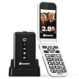 SweetLink F3PLUS 4G - Seniorenhandy Klapphandy ohne Vertrag mit großen Tasten, Handy für Senioren mit 2,8“ Display, 1400mAh Akku, SOS Notruffunktion,Fotokontakt,USB-C Ladestation,Dual Nano SIM,Schwarz