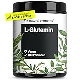 L-Glutamin Pulver – 500g – reines L-Glutamin – geschmacksneutral – vegan, hochdosiert, ohne Zusätze – in Deutschland entwickelt