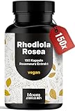 Rhodiola Rosea Kapseln Hochdosiert - 150 Kapseln - 500 mg...