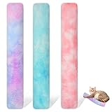 3 Stück Weiches Katzenspielzeug Katzenminze, Katzenminze Polster Spielzeug, Katzenkissen Langlebiges Plüsch Baldrian Kissen, Interaktives Katzen Kicker Spielzeug für Katzen Kätzchen(Rosa Grün Lila)