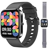 Coollia Smartwatch Damen Herren, 2.0'' Fitness Tracker Uhr mit Bluetooth Anrufe,Pulsmesser/SpO2/Schlafmonitor/Stoppuhr/Kalorien/Wasserdicht,Fitness Tracker für iOS und Android