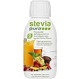 steviapura | Stevia flüssig Tafelsüße 1 x 150ml - OHNE FRUCTOSE - Natürlicher flüssiger Zuckerersatz mit Steviolglycosiden aus Stevia Blättern